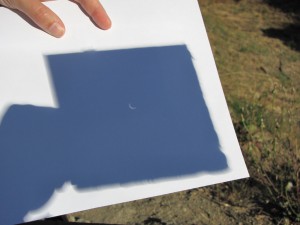 Beachtet die ausgefransten Schattenränder Beachtet die ausgefransten Schattenränder
